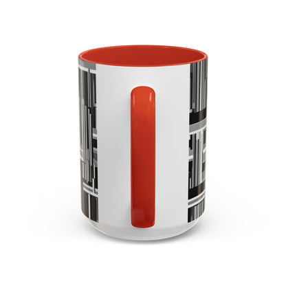 boostlete-recovery-progress-pattern-barcode-isometric-1023 — Accent Mug 11/15oz