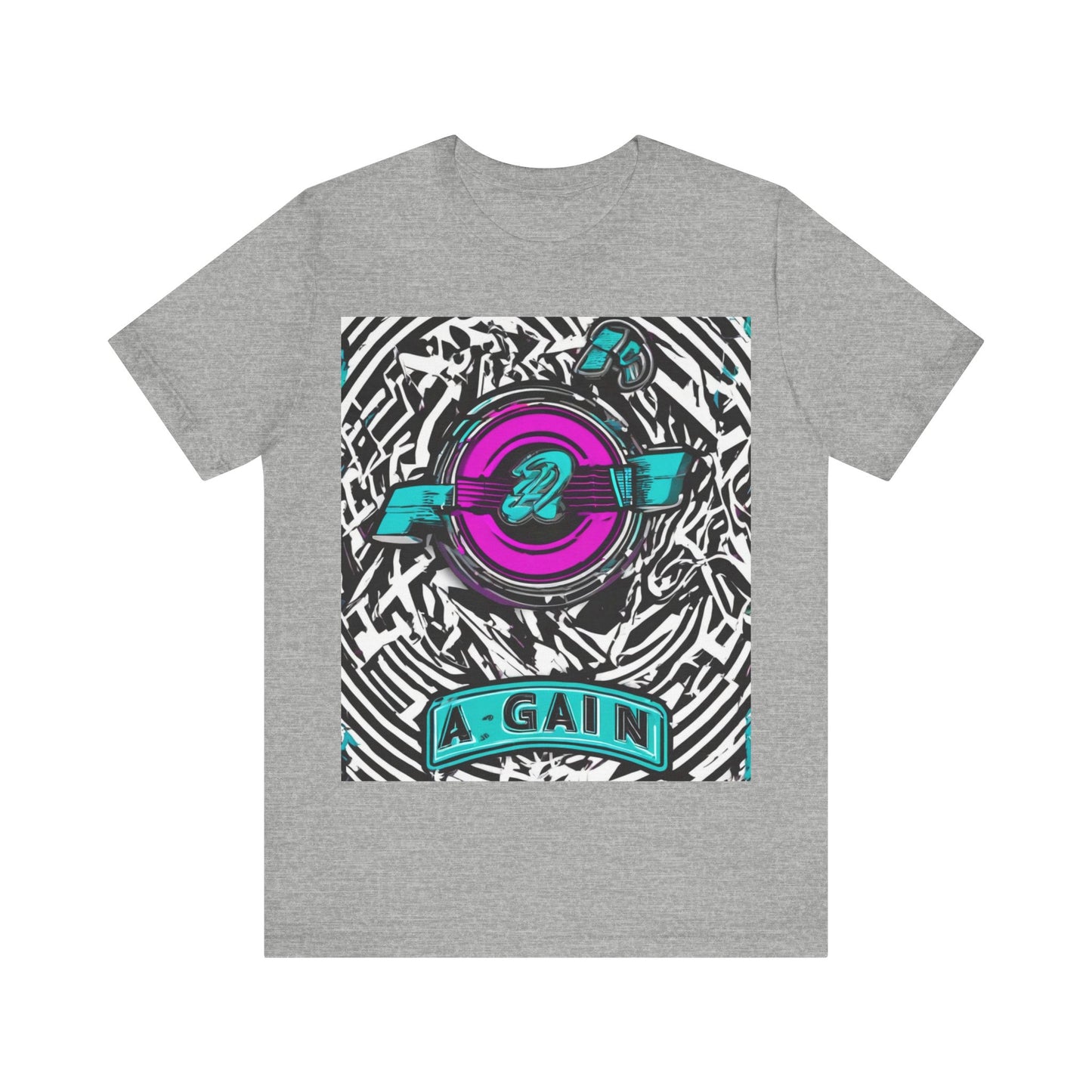 boostlete-boost-mode-type-again-badge-monoline-0293 — Unisex Jersey Short Sleeve (B+C 3001)