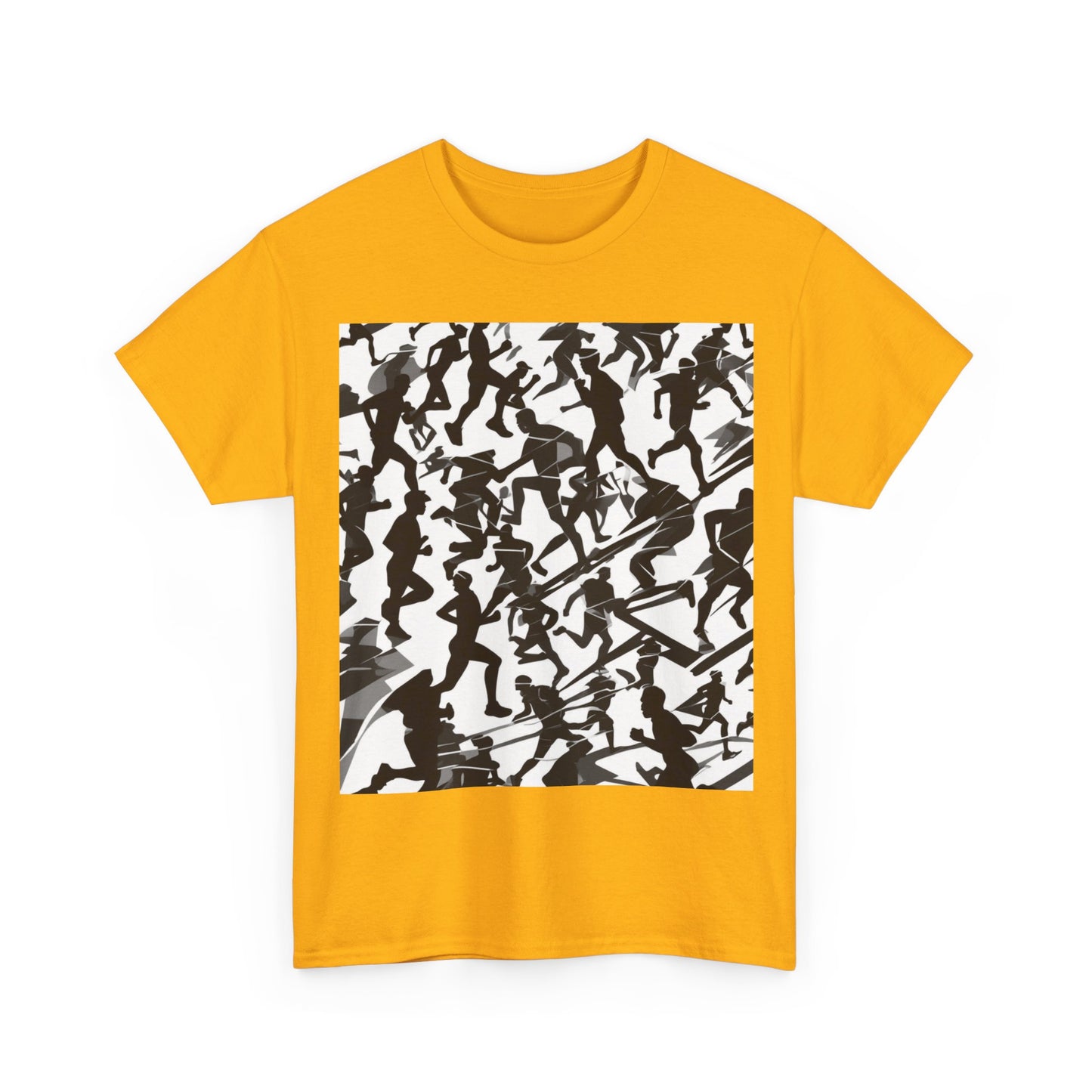 boostlete-field-day-scene-marathoner-motion-paper-0156 — Unisex Heavy Cotton Tee (Gildan 5000)