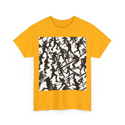 boostlete-field-day-scene-marathoner-motion-paper-0156 — Unisex Heavy Cotton Tee (Gildan 5000)