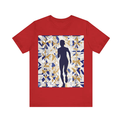 boostlete-recovery-progress-scene-marathoner-matte-geometric-0448 — Unisex Jersey Short Sleeve (B+C 3001)