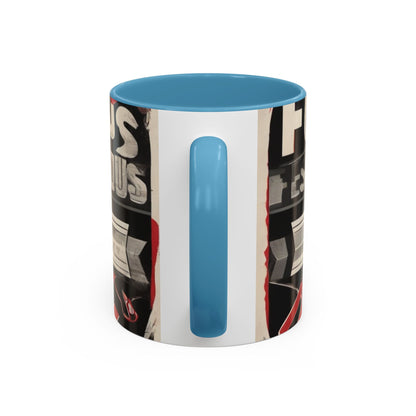 boostlete-mile-by-mile-type-focus-over-feelings-split-retro-0841 — Accent Mug 11/15oz