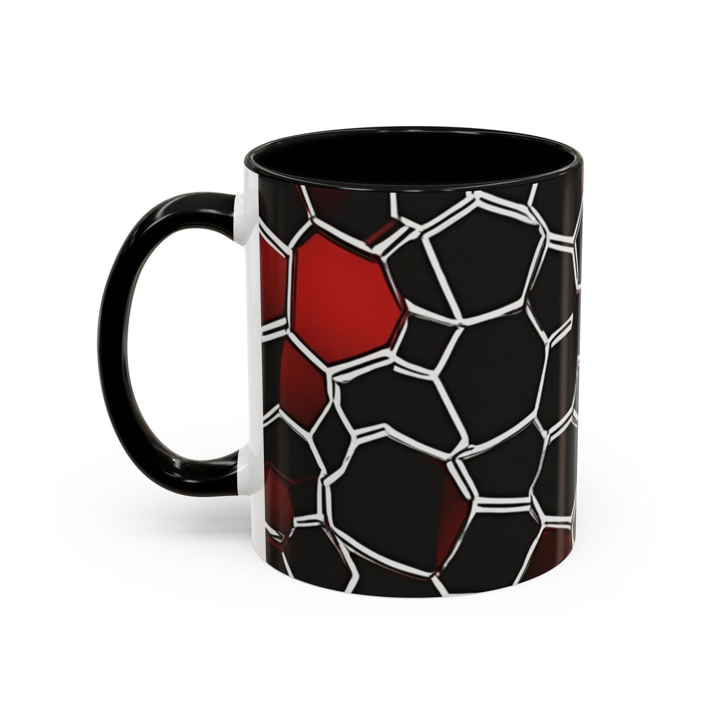 boostlete-quiet-power-pattern-hex-vector-0039 — Accent Mug 11/15oz
