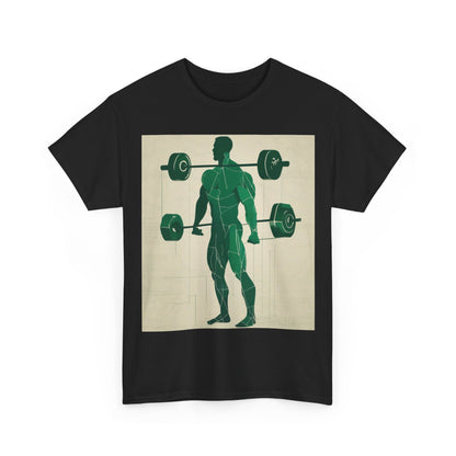 boostlete-boost-mode-scene-deadlift-glitch-blueprint-0044 — Unisex Heavy Cotton Tee (Gildan 5000)