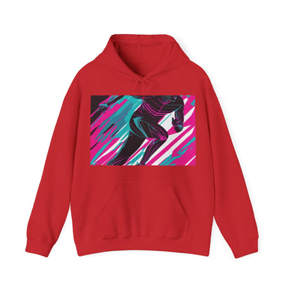 boostlete-mile-by-mile-scene-sprinter-motion-modern-0828 — Unisex Heavy Blend Hoodie (G18500)