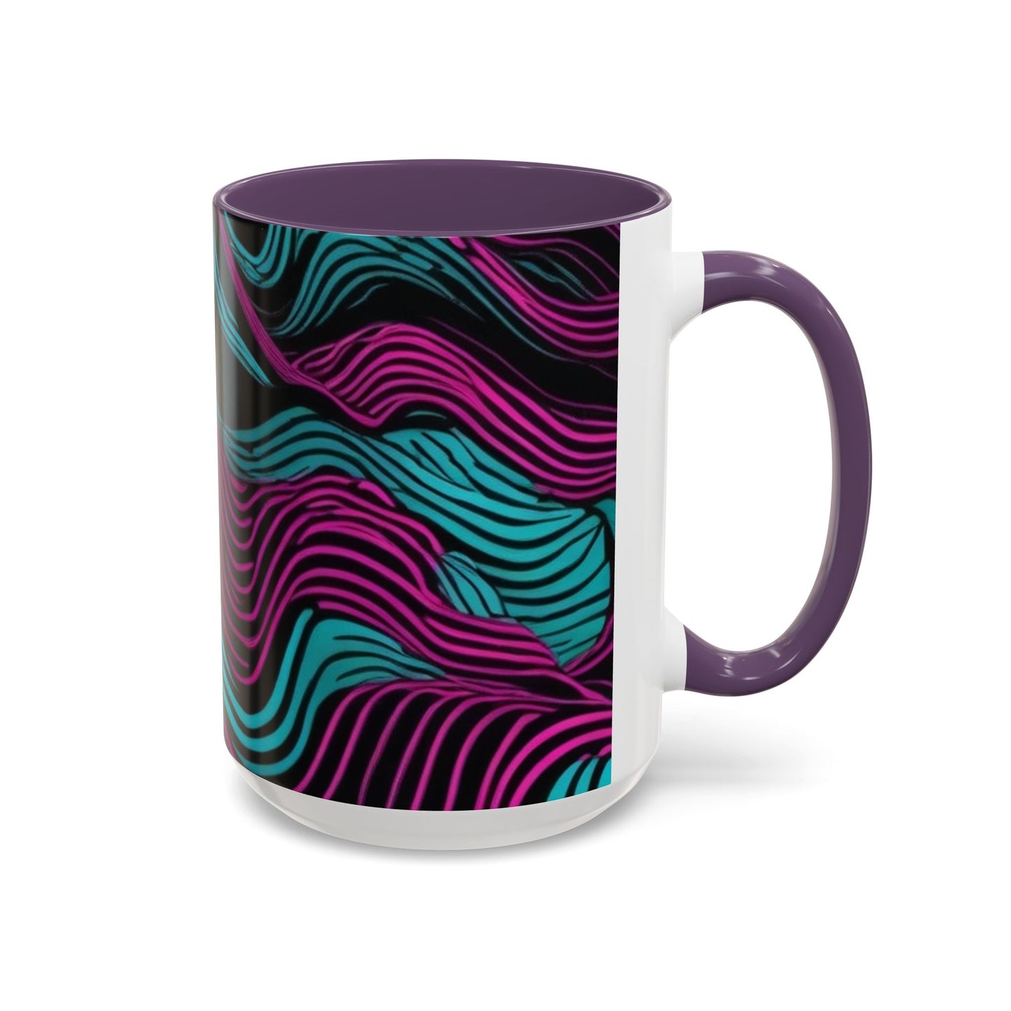 boostlete-recovery-progress-pattern-topographic-engraved-0119 — Accent Mug 11oz/15oz