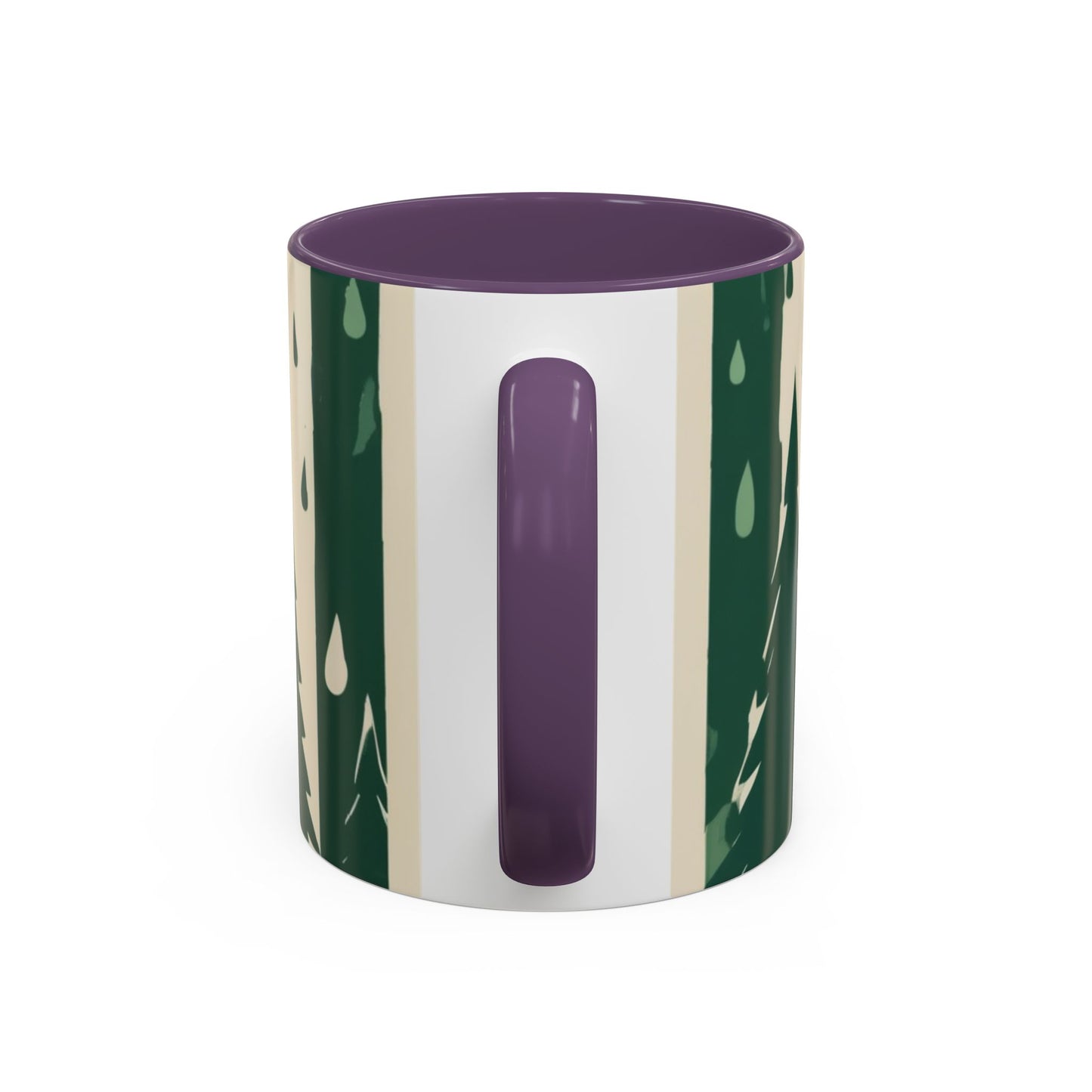 boostlete-quiet-power-icon-water-glitch-retro-0186 — Accent Mug 11oz/15oz
