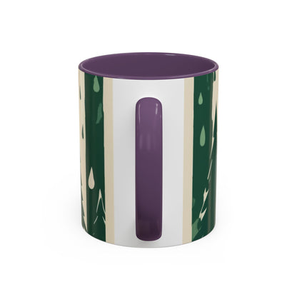 boostlete-quiet-power-icon-water-glitch-retro-0186 — Accent Mug 11oz/15oz