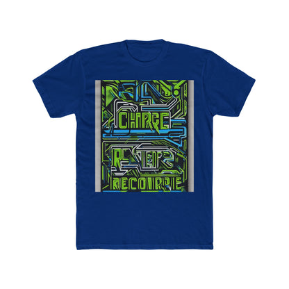 boostlete-pr-season-type-charge-train-recover-outline-over-solid-geometric-0129 — Unisex Cotton Crew Tee (NL 3600)