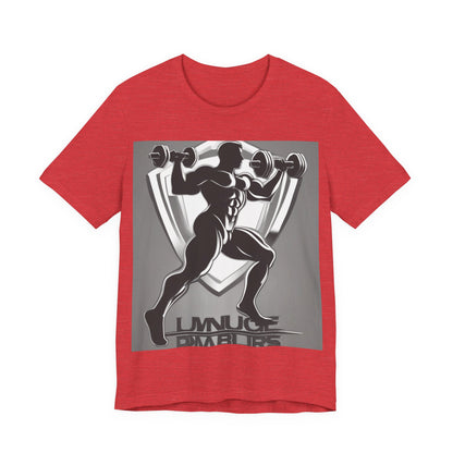 boostlete-mile-by-mile-scene-lunge-3d-athletic-0020 — Unisex Jersey Short Sleeve (B+C 3001)