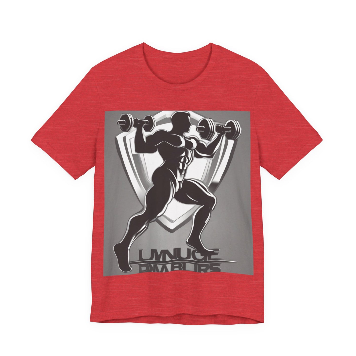 boostlete-mile-by-mile-scene-lunge-3d-athletic-0020 — Unisex Jersey Short Sleeve (B+C 3001)