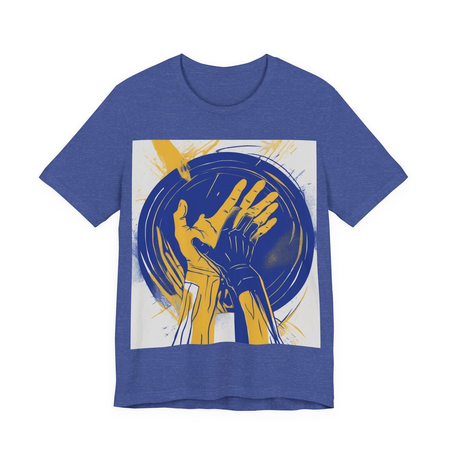 boostlete-am-crew-scene-athlete-neon-vector-0304 — Unisex Jersey Short Sleeve (B+C 3001)