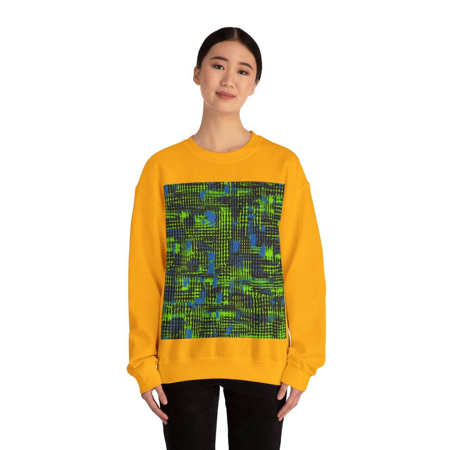boostlete-pr-season-pattern-audio-industrial-0043 — Unisex Heavy Blend Crewneck Sweatshirt (Gildan)