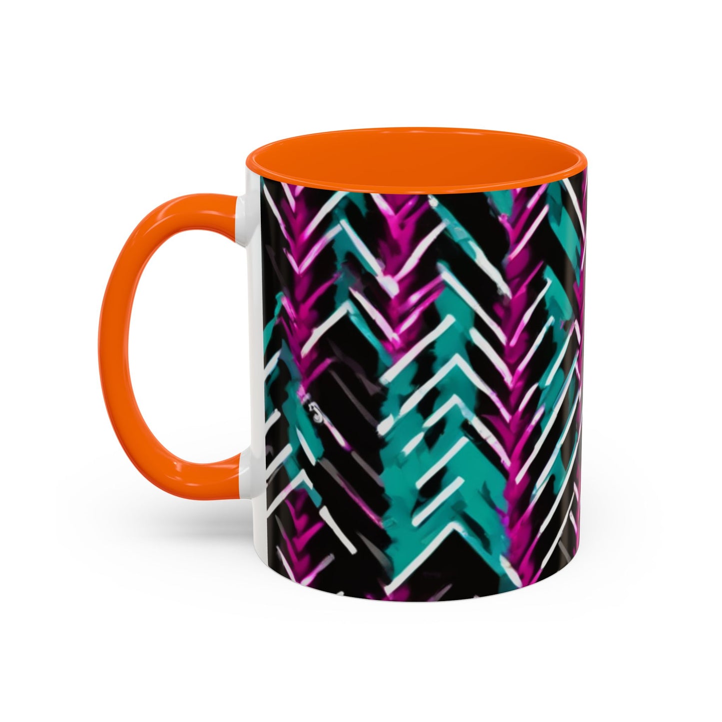 boostlete-recovery-progress-pattern-chevron-retro-0243 — Accent Mug 11/15oz