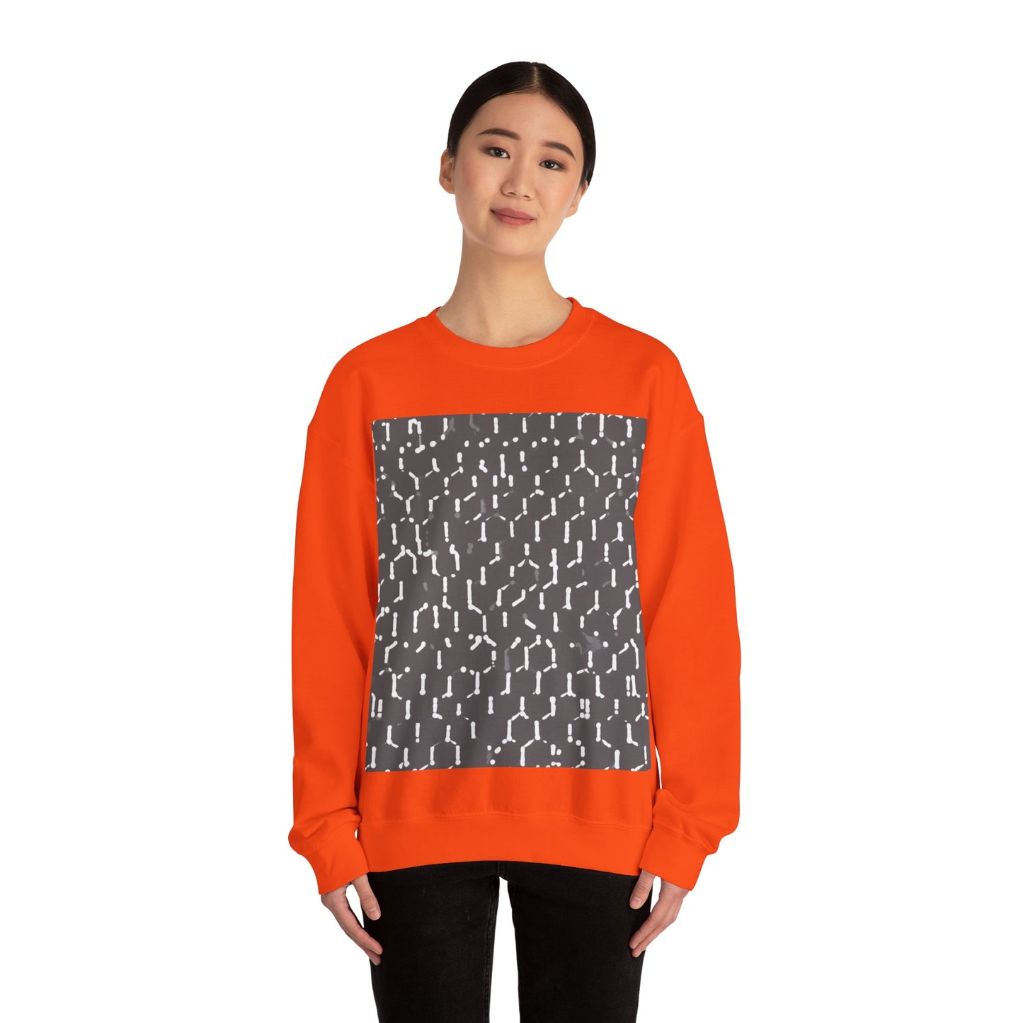 boostlete-recovery-progress-pattern-dotted-industrial-0355 — Unisex Heavy Blend Crewneck (G18000)