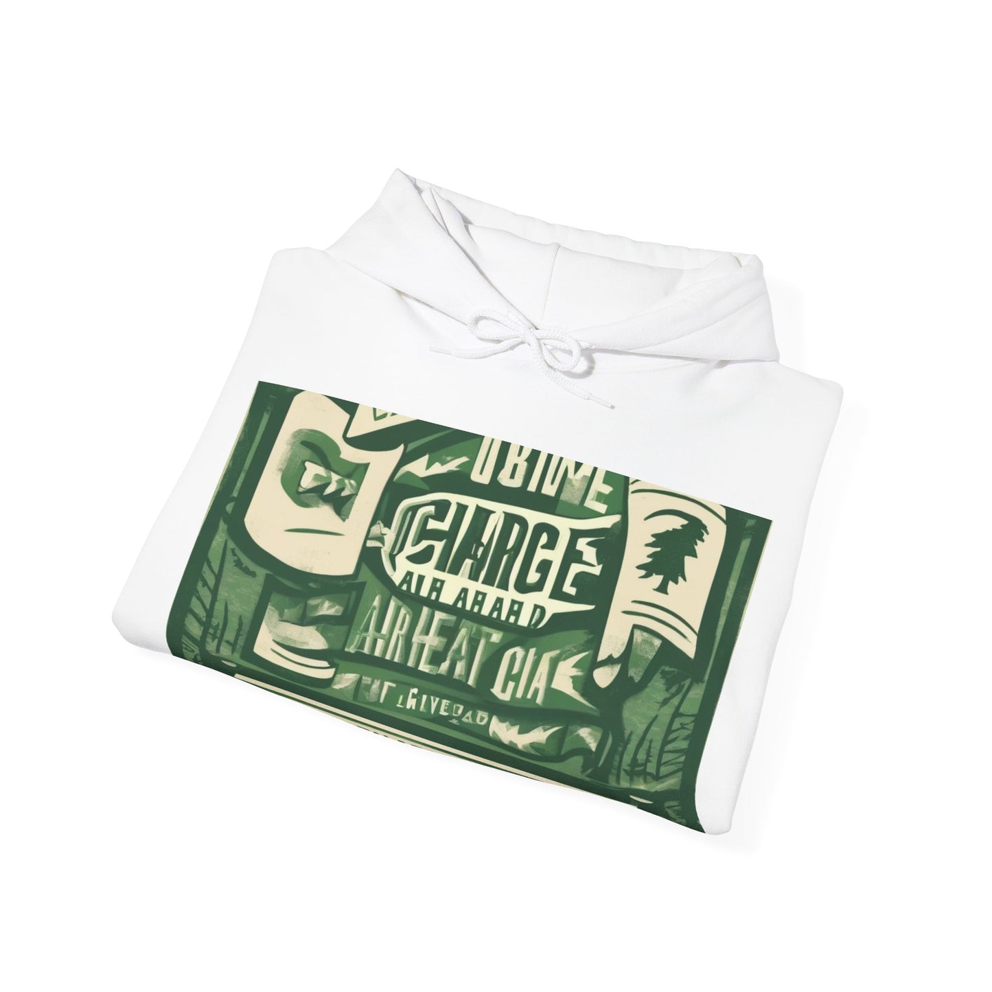 boostlete-am-crew-type-charge-ahead-banner-paper-0965 — Unisex Heavy Blend Hoodie (G18500)