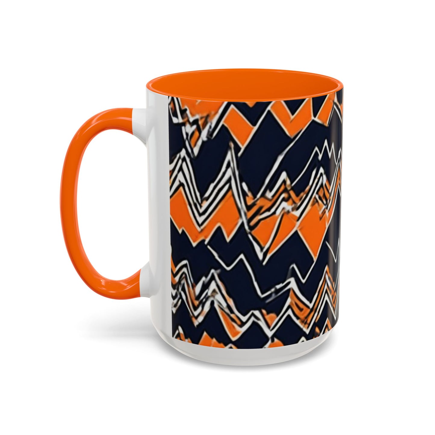boostlete-headspace-pattern-ekg-industrial-0559 — Accent Mug 11/15oz