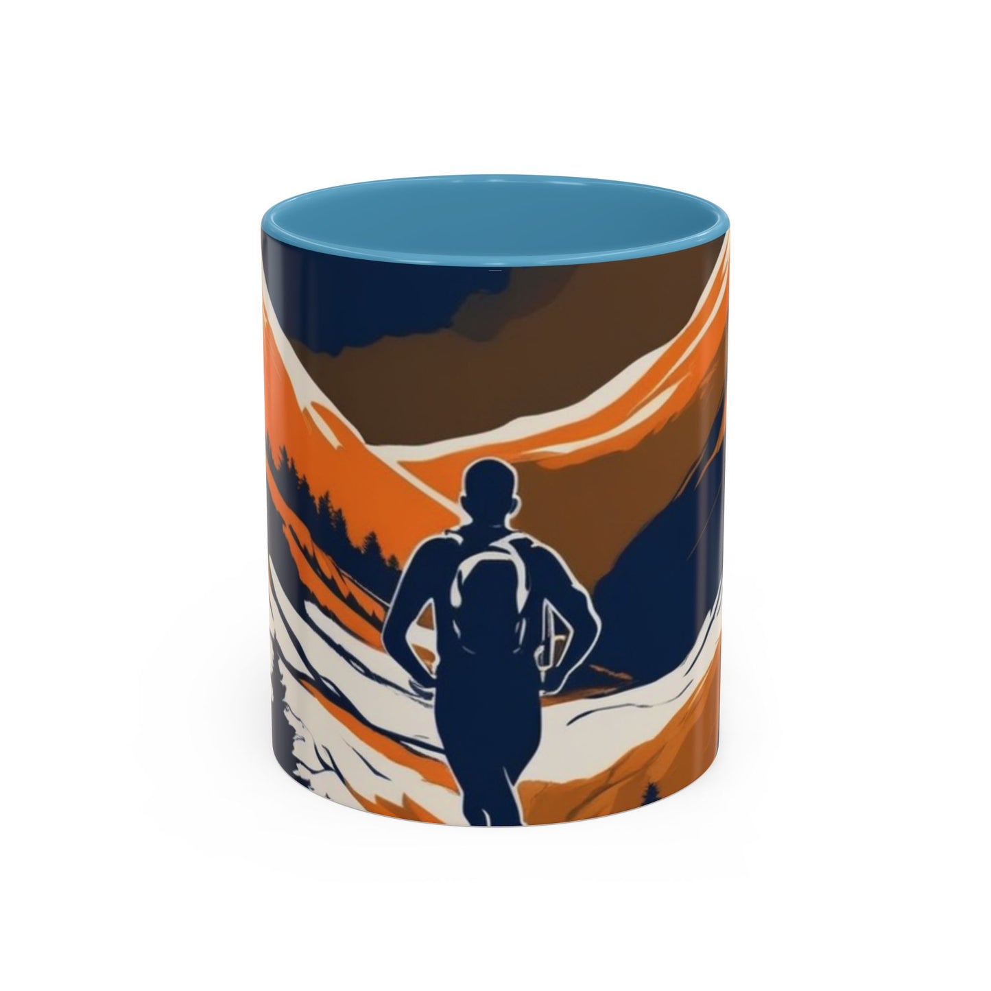 boostlete-quiet-power-scene-trail-duotone-modern-0120 — Accent Mug 11oz/15oz