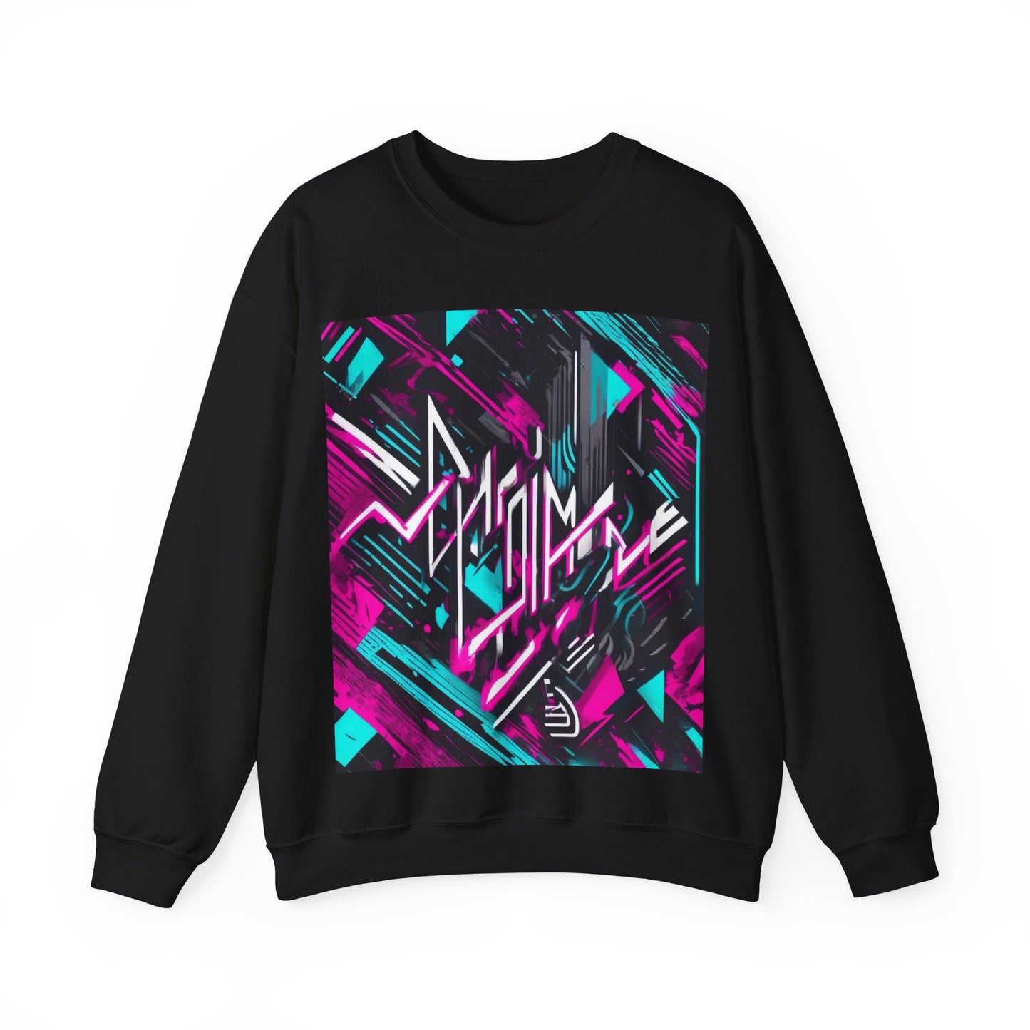 boostlete-recovery-progress-type-momentum-over-mood-diagonal-vector-0213 — Unisex Heavy Blend Crewneck Sweatshirt (Gildan)