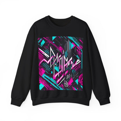 boostlete-recovery-progress-type-momentum-over-mood-diagonal-vector-0213 — Unisex Heavy Blend Crewneck Sweatshirt (Gildan)