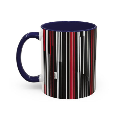 boostlete-am-crew-pattern-barcode-athletic-0911 — Accent Mug 11/15oz