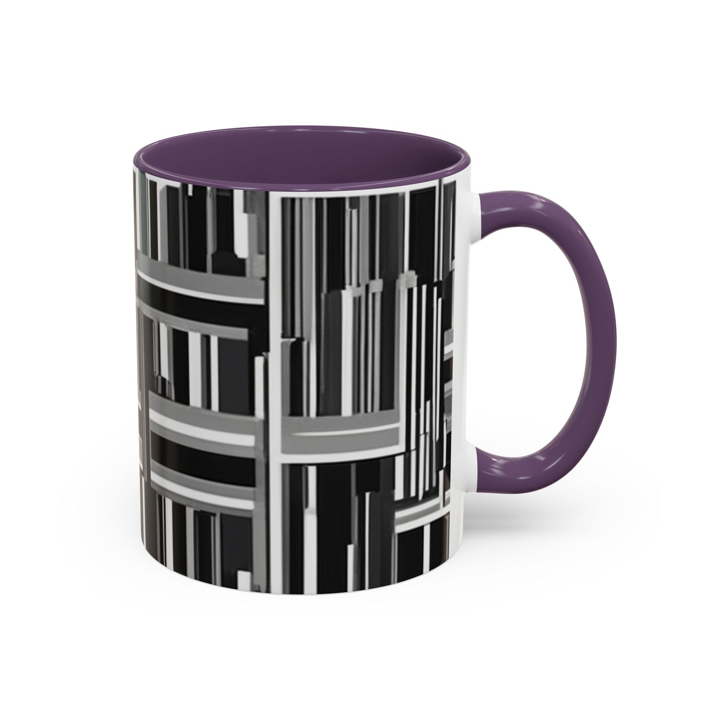 boostlete-recovery-progress-pattern-barcode-isometric-1023 — Accent Mug 11/15oz