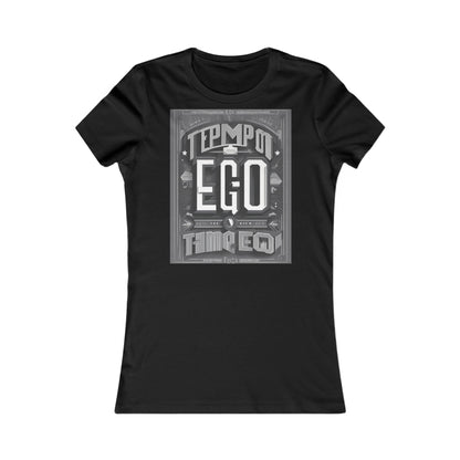 boostlete-mile-by-mile-type-tempo-over-ego-banner-modern-0093 — Women's Favorite Tee (B+C 6004)