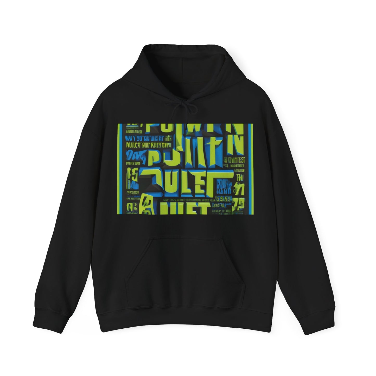 boostlete-am-crew-type-power-in-quiet-arc-paper-1481 — Unisex Heavy Blend Hoodie (G18500)
