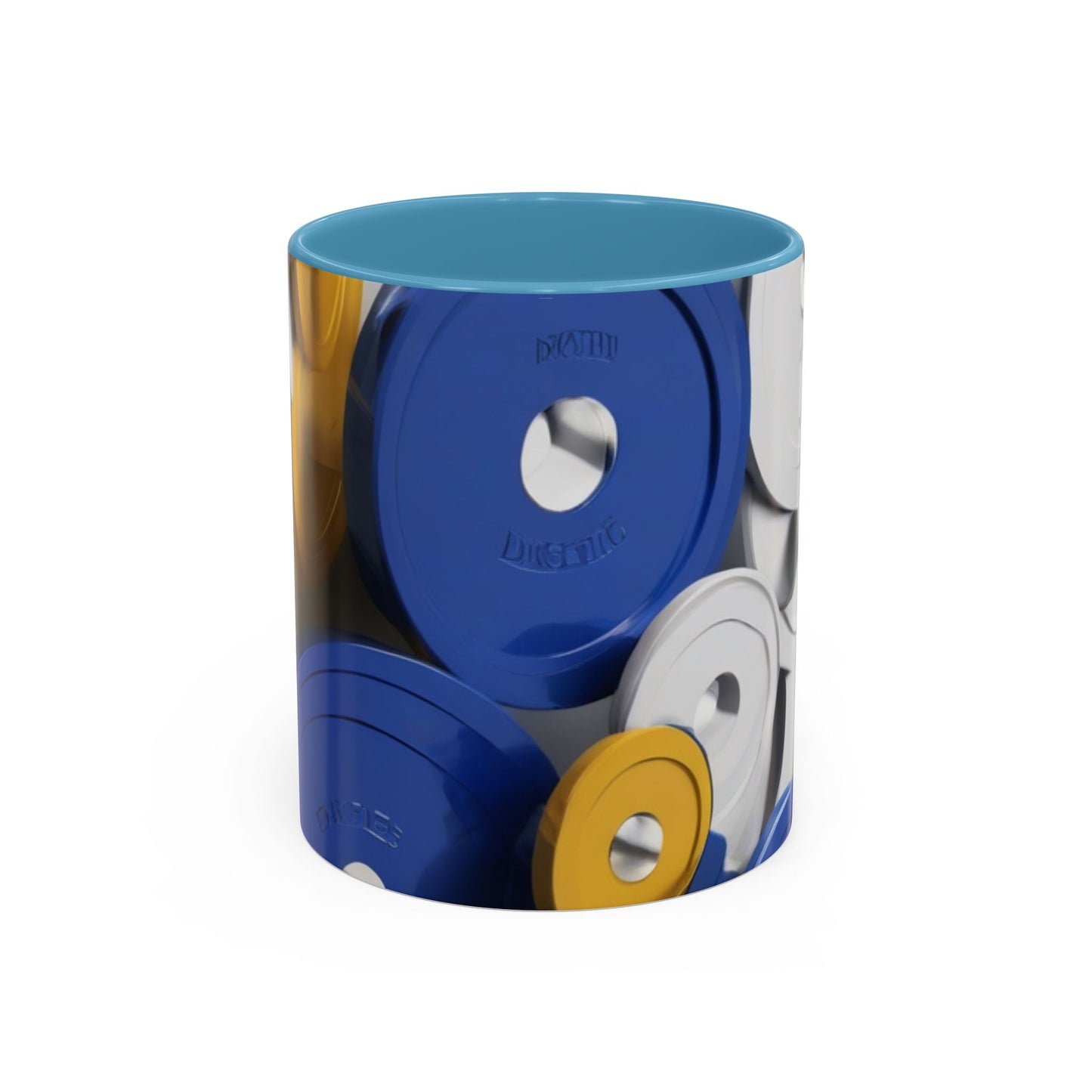 boostlete-field-day-icon-barbell-offset-geometric-0150 — Accent Mug 11oz/15oz