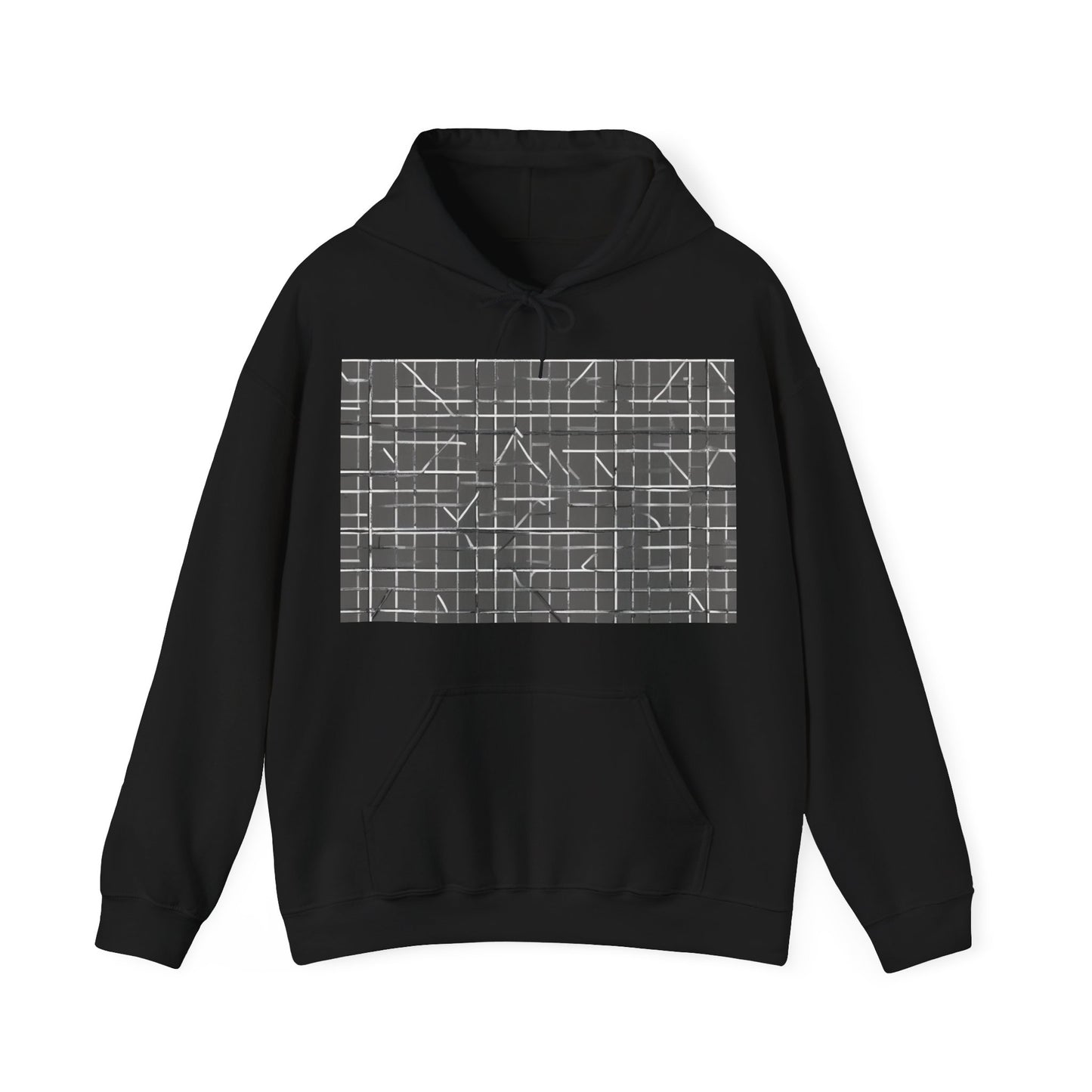 boostlete-rise-grind-pattern-plate-number-monoline-0291 — Unisex Heavy Blend Hooded Sweatshirt (Gildan)