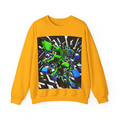 boostlete-pr-season-scene-sprinter-3d-geometric-0896 — Unisex Heavy Blend Crewneck (G18000)