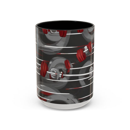 boostlete-rise-grind-icon-barbell-matte-vector-0138 — Accent Mug 11oz/15oz