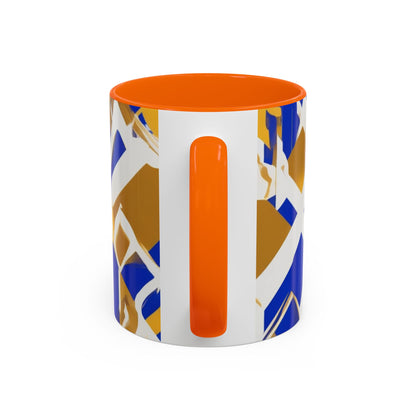 boostlete-field-day-icon-flame-glitch-geometric-0090 — Accent Mug 11oz/15oz