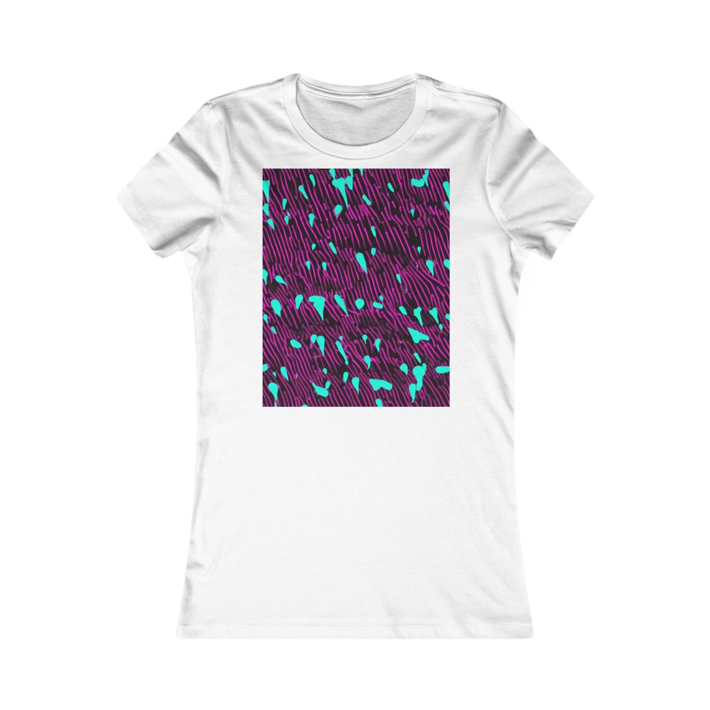 boostlete-am-crew-pattern-dotted-vector-0027 — Women's Favorite Tee (B+C 6004)