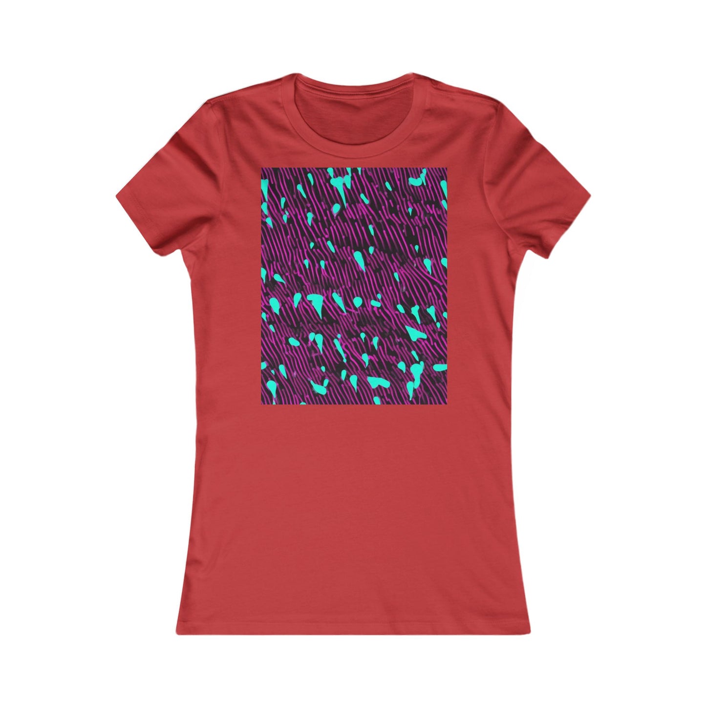 boostlete-am-crew-pattern-dotted-vector-0027 — Women's Favorite Tee (B+C 6004)