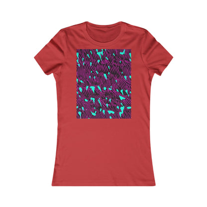 boostlete-am-crew-pattern-dotted-vector-0027 — Women's Favorite Tee (B+C 6004)