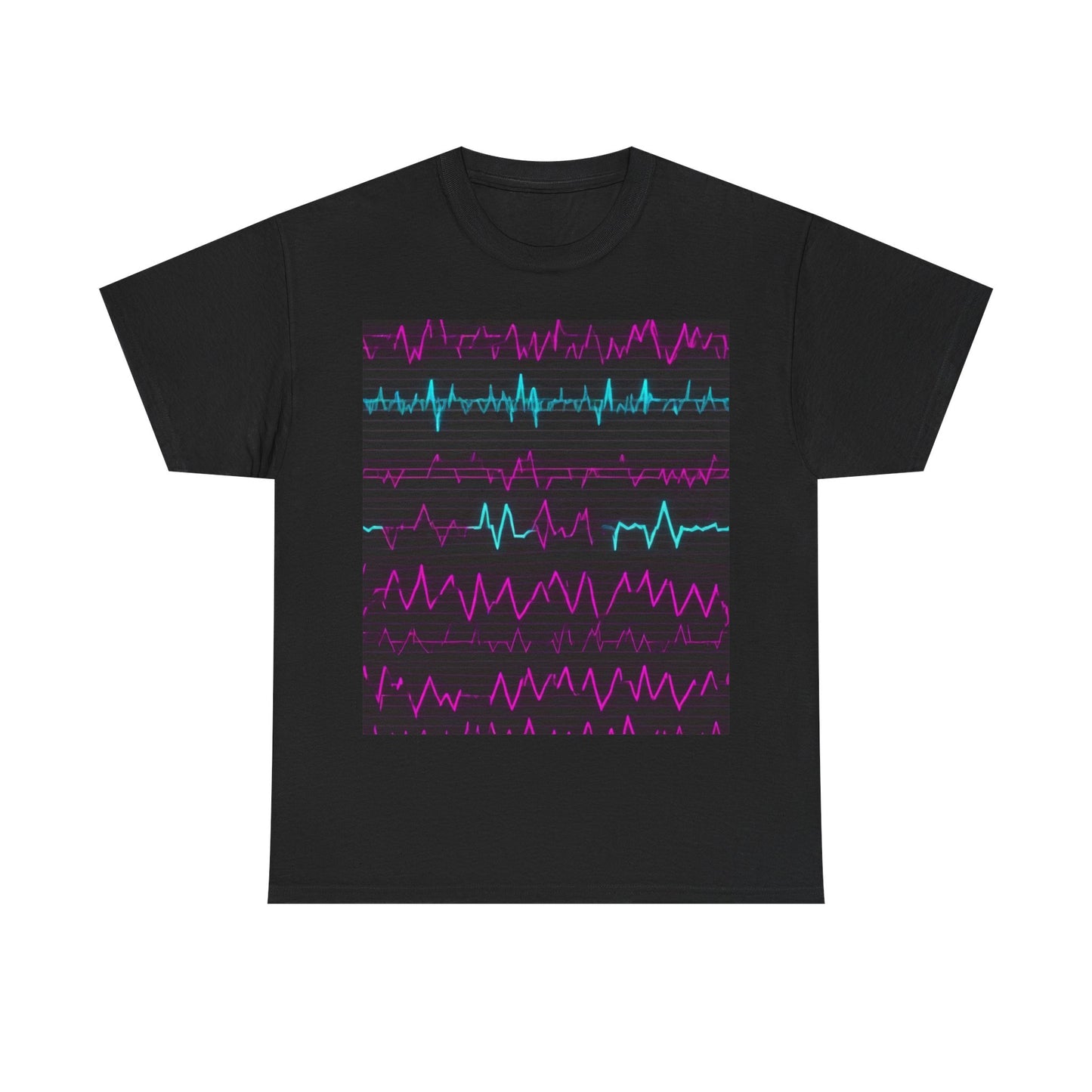boostlete-boost-mode-pattern-ekg-modern-0111 — Unisex Heavy Cotton Tee (Gildan 5000)