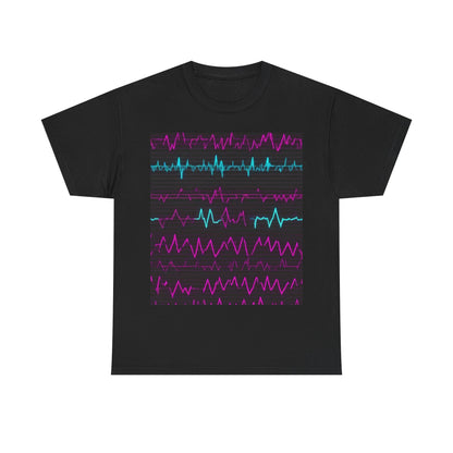 boostlete-boost-mode-pattern-ekg-modern-0111 — Unisex Heavy Cotton Tee (Gildan 5000)
