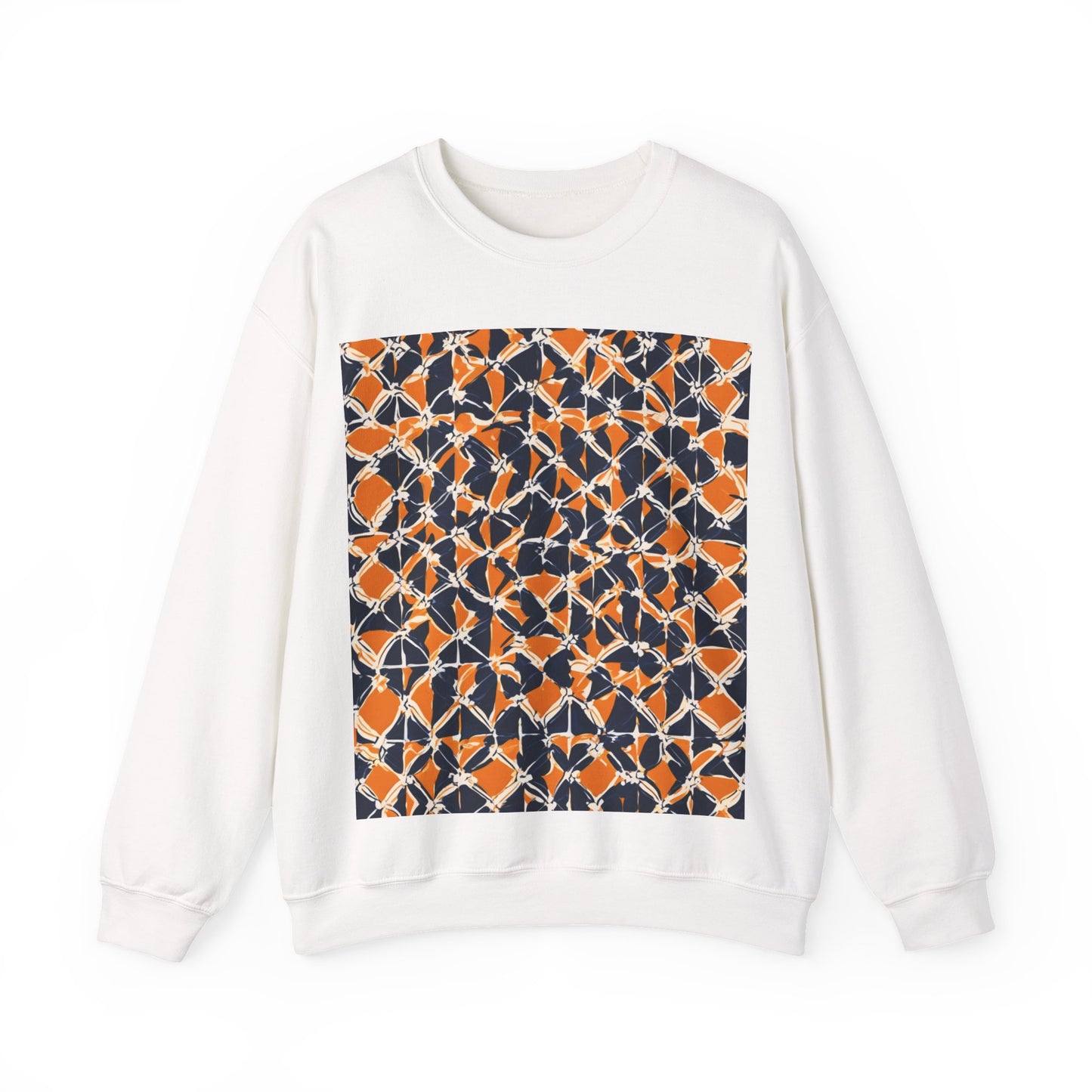 boostlete-headspace-pattern-plate-number-badge-0387 — Unisex Heavy Blend Crewneck (G18000)