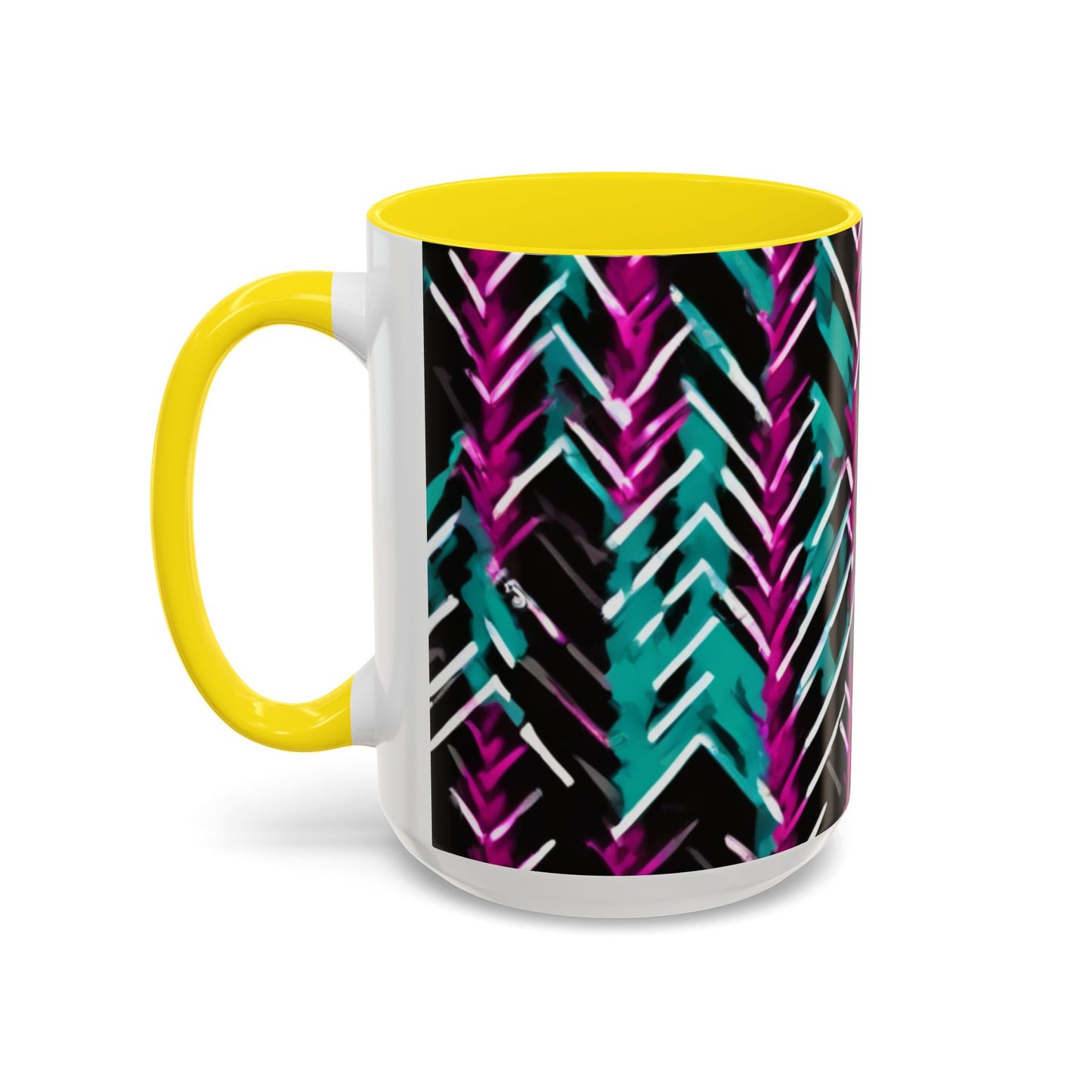 boostlete-recovery-progress-pattern-chevron-retro-0243 — Accent Mug 11/15oz