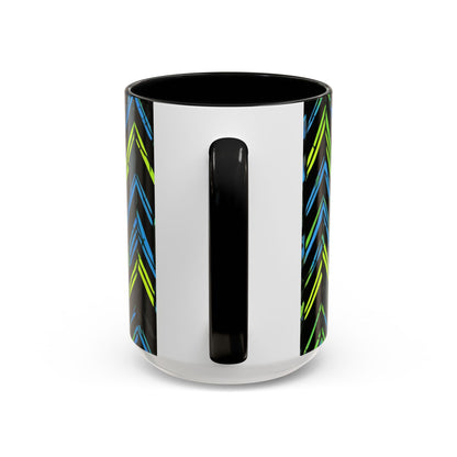 boostlete-mile-by-mile-pattern-chevron-monoline-0051 — Accent Mug 11oz/15oz