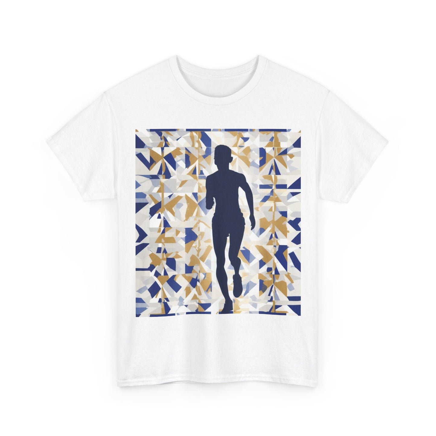 boostlete-recovery-progress-scene-marathoner-matte-geometric-0448 — Unisex Heavy Cotton Tee (Gildan 5000)