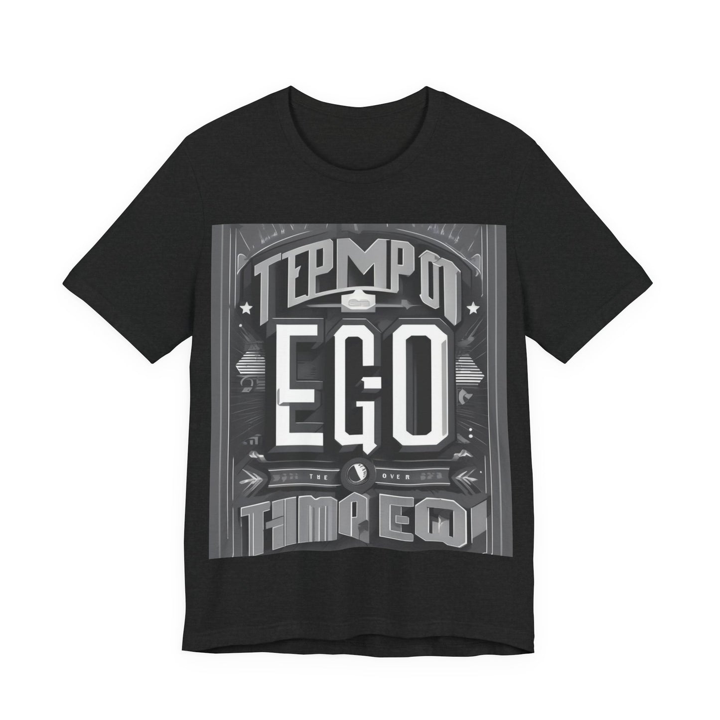 boostlete-mile-by-mile-type-tempo-over-ego-banner-modern-0093 — Unisex Jersey Short Sleeve (B+C 3001)