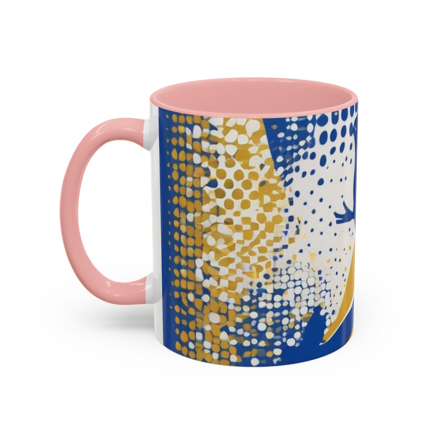 boostlete-field-day-icon-swimmer-halftone-paper-0246 — Accent Mug 11oz/15oz