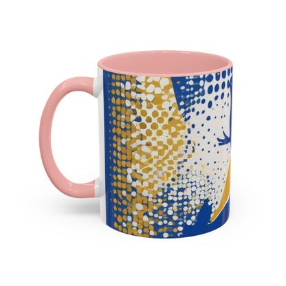 boostlete-field-day-icon-swimmer-halftone-paper-0246 — Accent Mug 11oz/15oz