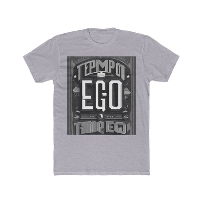 boostlete-mile-by-mile-type-tempo-over-ego-banner-modern-0093 — Unisex Cotton Crew Tee (NL 3600)