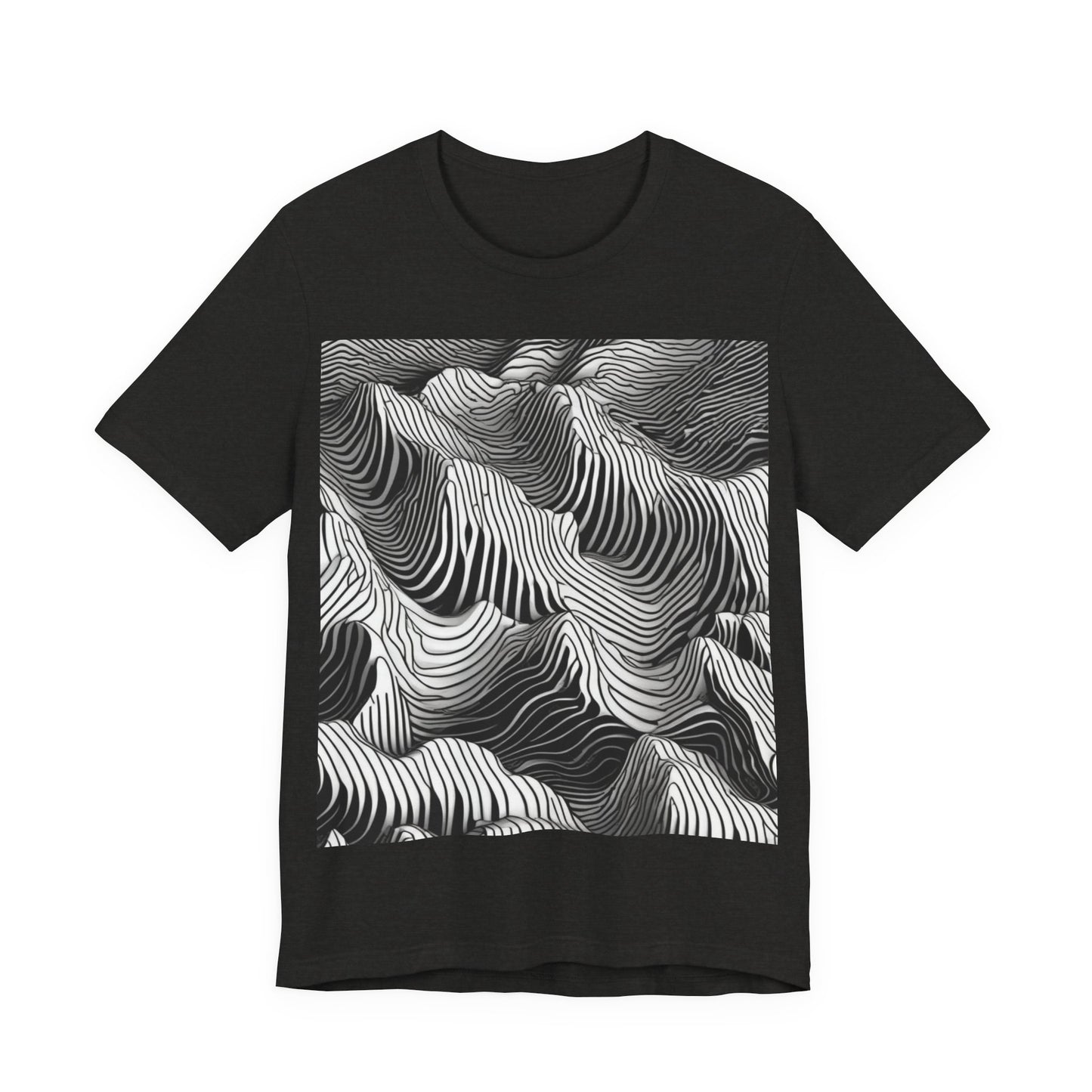 boostlete-field-day-pattern-topographic-isometric-0211 — Unisex Jersey Short Sleeve (B+C 3001)