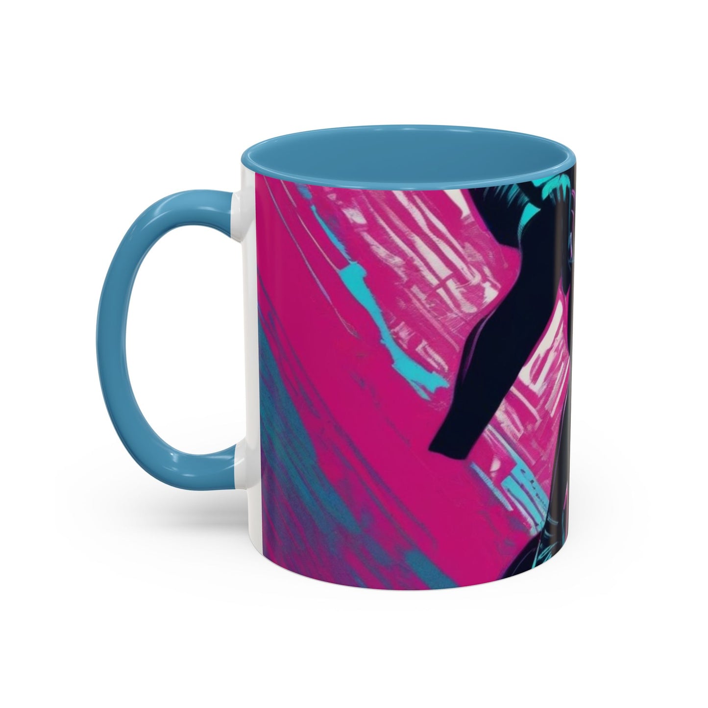 boostlete-field-day-scene-cyclist-glitch-engraved-0256 — Accent Mug 11oz/15oz