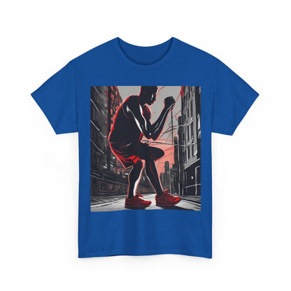 boostlete-am-crew-scene-runner-high-retro-0268 — Unisex Heavy Cotton Tee (Gildan 5000)