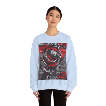 boostlete-field-day-type-chase-capacity-big-monoline-0813 — Unisex Heavy Blend Crewneck (G18000)